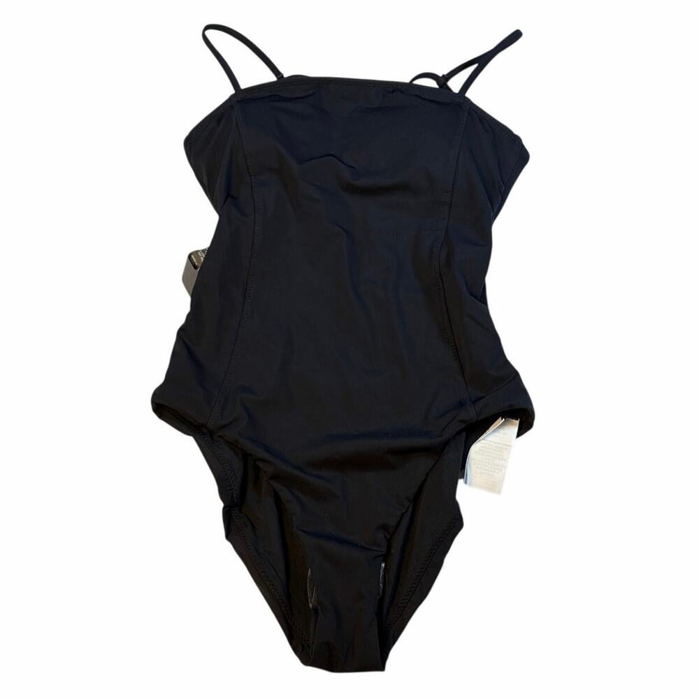 NWT Vuori womens Dune black one piece bathing suit. Size XS. swimwear, swimming